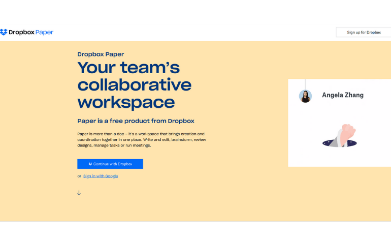 dropbox paper